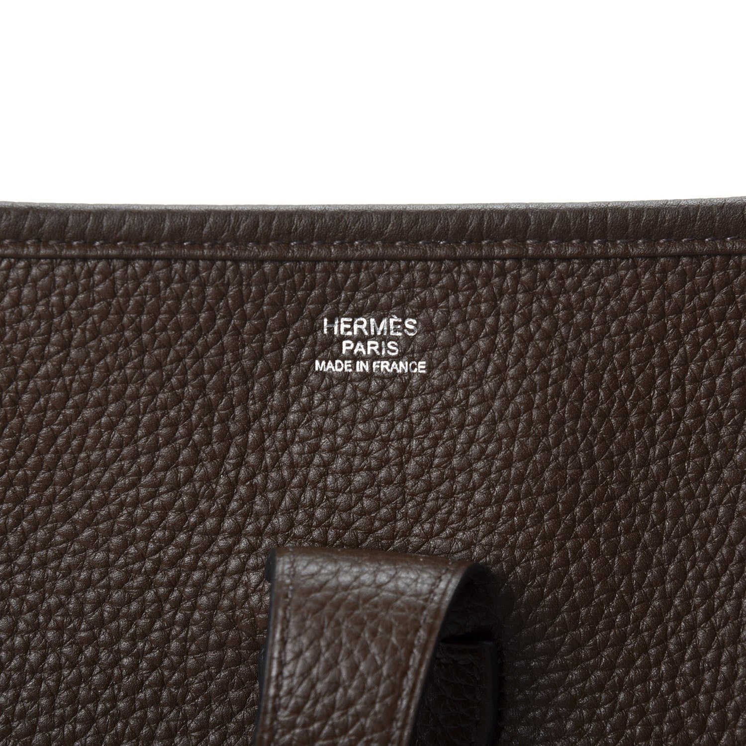 Hermes Taurillon Clemence Evelyne III PM Cacao 7 of 9