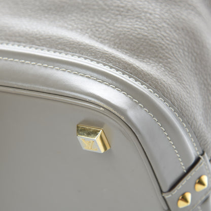 Louis Vuitton Suhali Lockit MM Greige 10 of 19