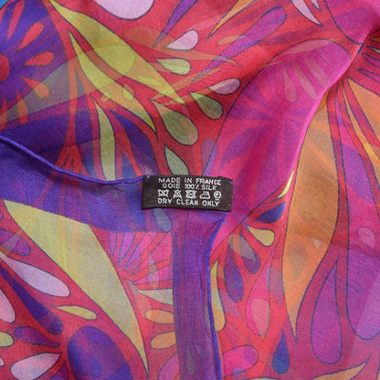 Hermes Mousseline Silk Millefleurs du Mexique Shawl 140 3 of 7