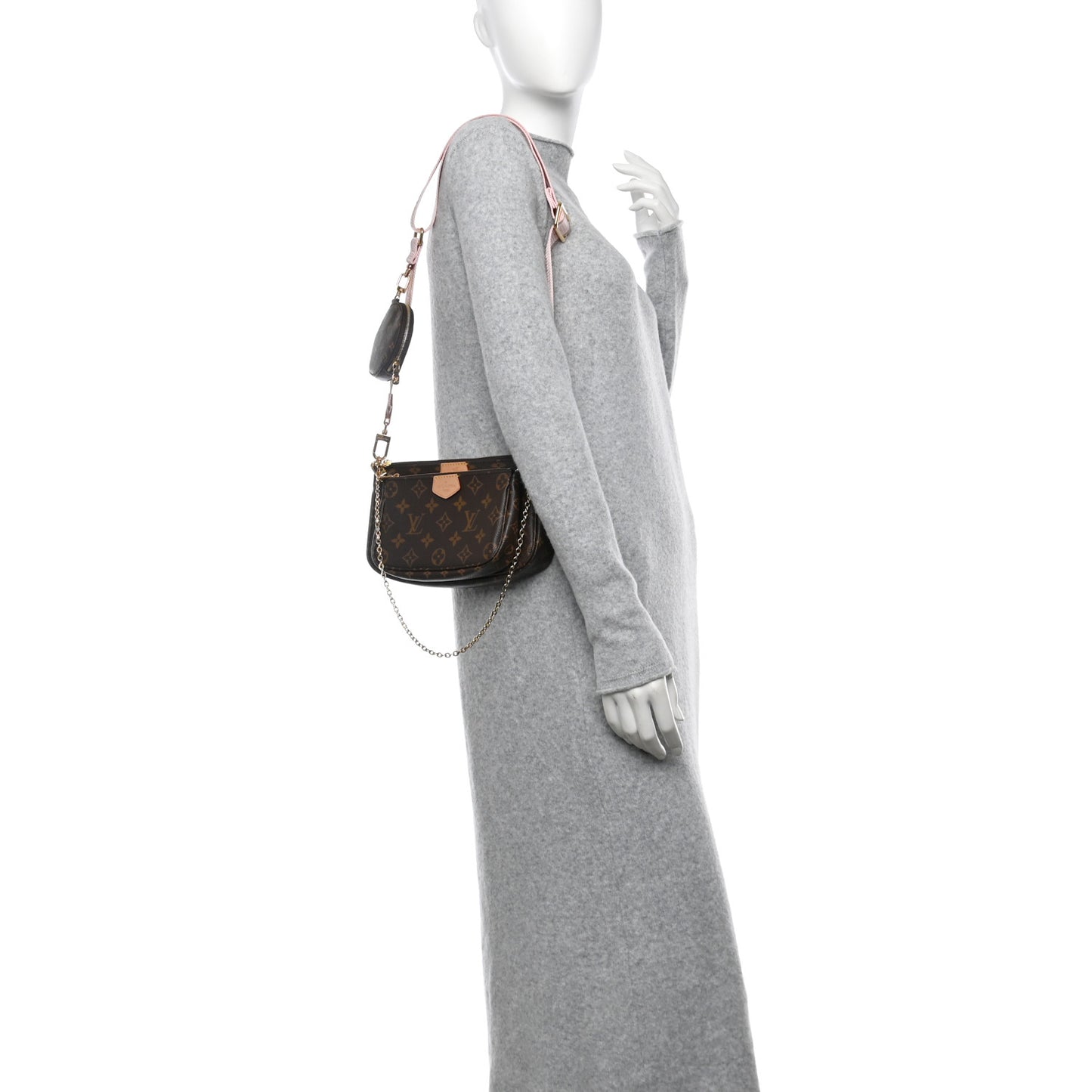 Monogram Multi Pochette Accessories Rose Clair