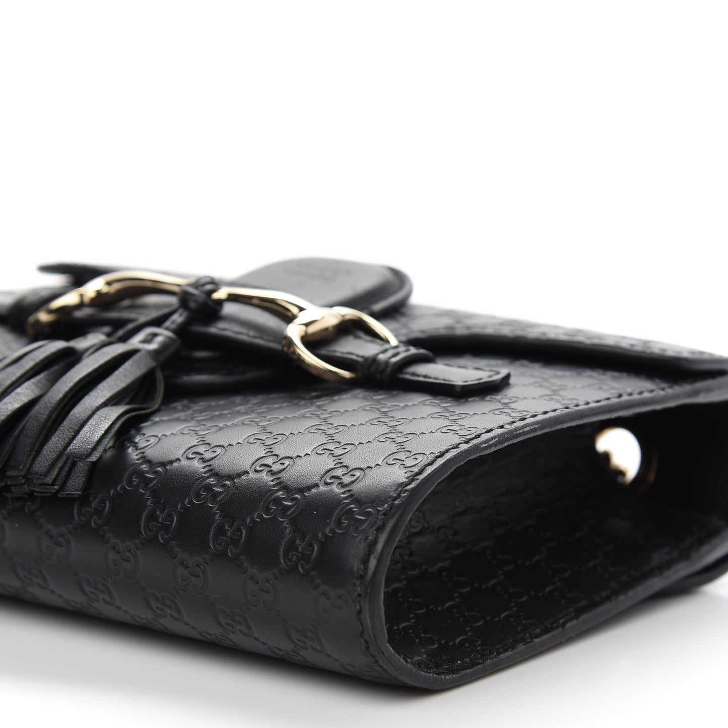 Microguccissima Mini Emily Shoulder Bag Black