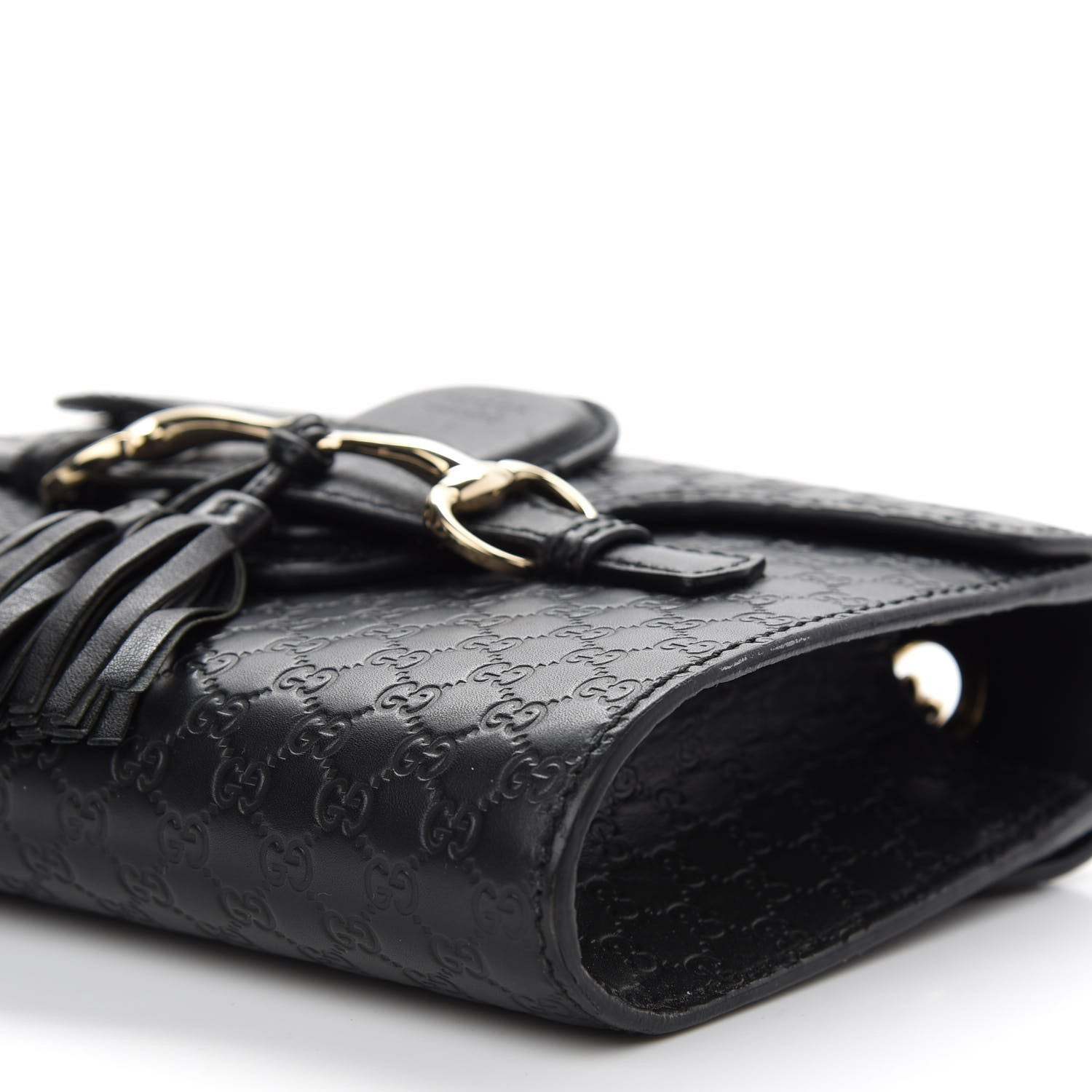 Gucci Microguccissima Mini Emily Shoulder Bag Black 9 of 11