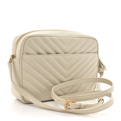 Saint Laurent Calfskin Matelasse Monogram Lou Camera Bag Crema Soft 3 of 11