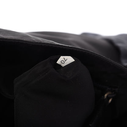 Prada Nylon Flat Messenger Bag Black 9 of 9