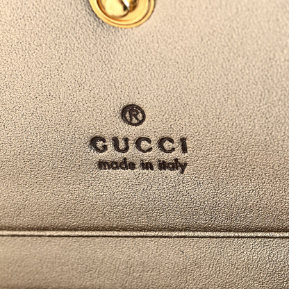 Gucci Boarded Plutone Snakeskin Horsebit 1955 Card Case Wallet Gold 6 of 6