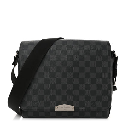 Louis Vuitton Damier Graphite District PM 1 of 10