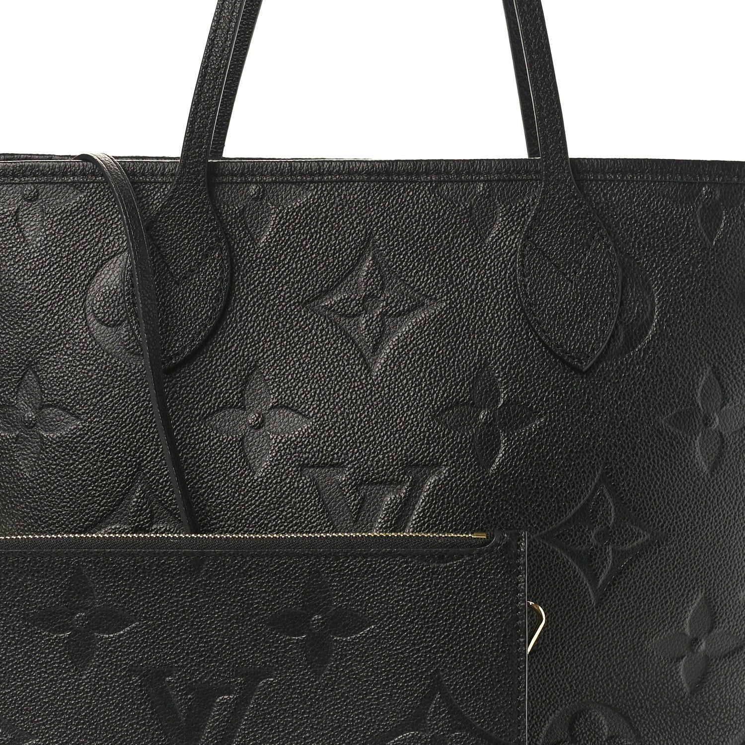 Louis Vuitton Empreinte Monogram Giant Neverfull MM Black 8 of 10