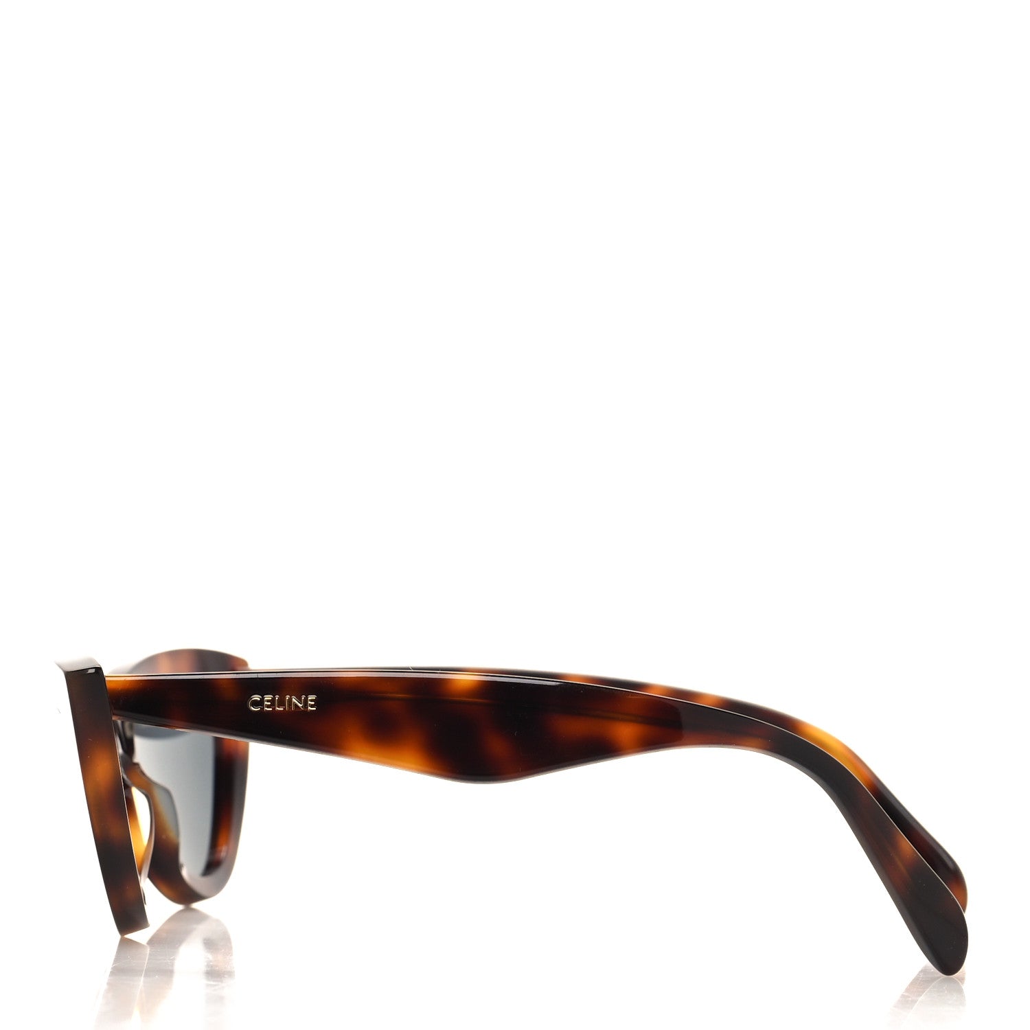 Celine Acetate Cat Eye Sunglasses CL4019IN Tortoise 3 of 7
