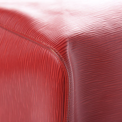 Louis Vuitton Epi Keepall 55 Castillan Red 10 of 16