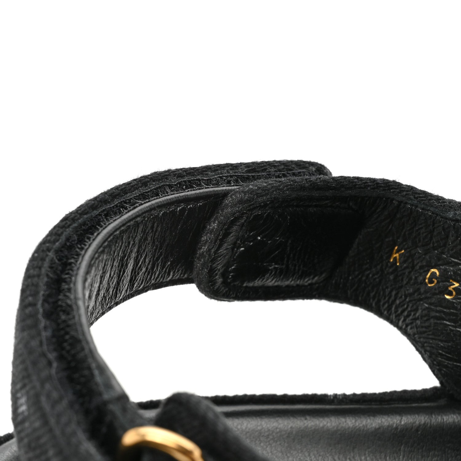 Chanel Denim Printed Dad Sandals 36.5 Black 11 of 12