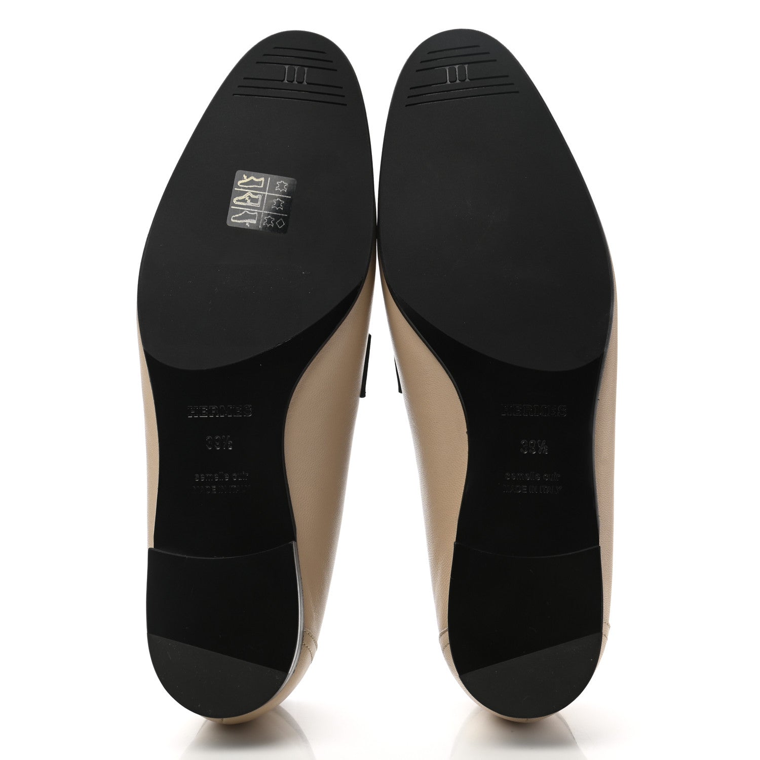 Hermes Goatskin Womens Royal Loafers 39.5 Multicolor 5 of 9