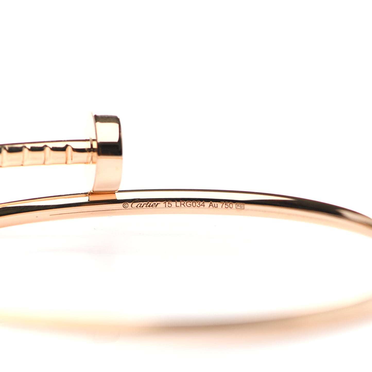 18K Pink Gold Small Juste Un Clou Bracelet 15