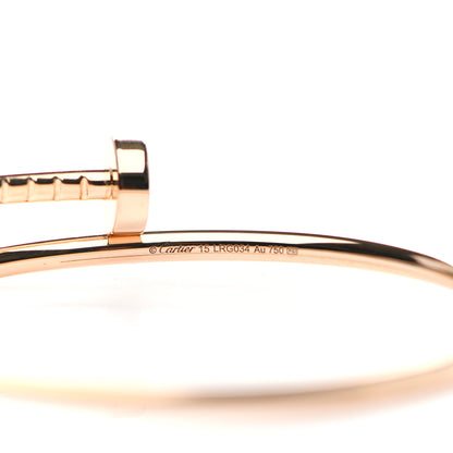 Cartier 18K Pink Gold Small Juste Un Clou Bracelet 15 4 of 5