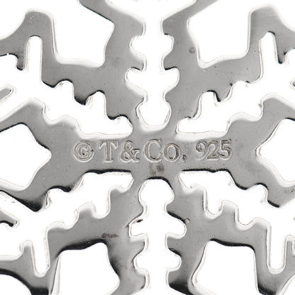 Tiffany Sterling Silver Small Snowflake Charm 4 of 4