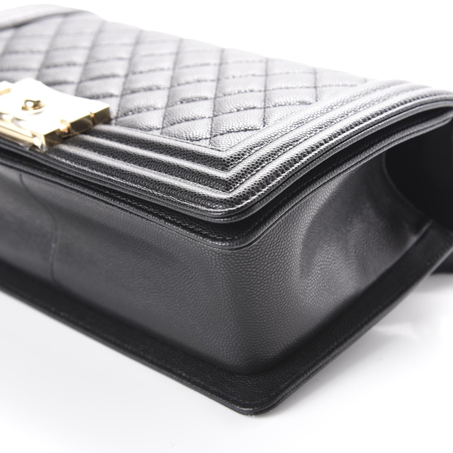 Chanel Caviar Quilted Medium Boy Flap Black 7 of 10