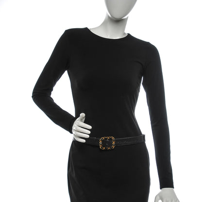 Chanel Caviar Chain Belt 75 30 Black 2 of 5