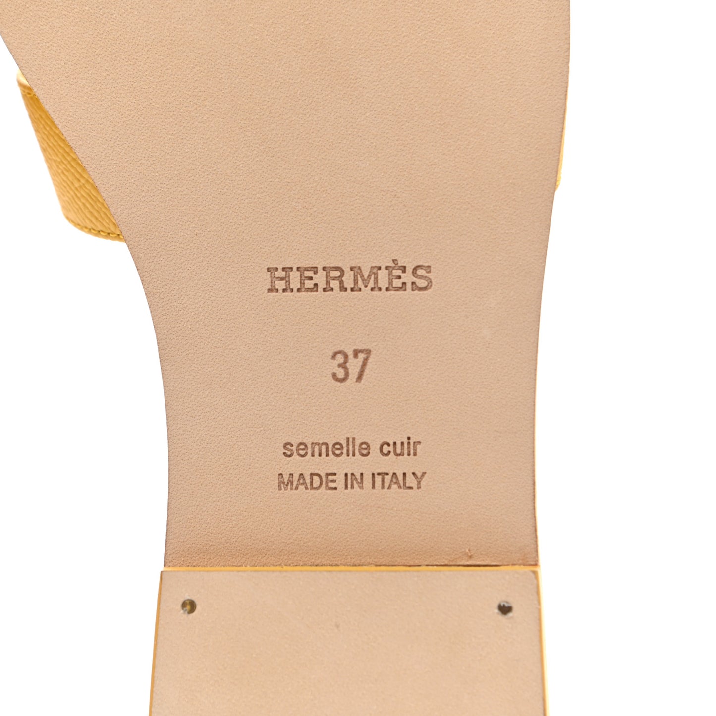 Epsom Oran Sandals 37 Jaune Sable
