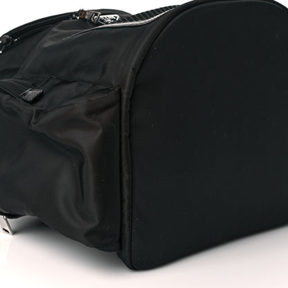 Prada Re-Nylon Saffiano Pet Carrier Backpack Black 7 of 10