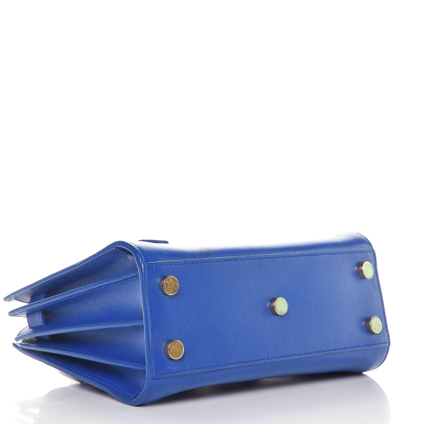 Calfskin Nano Sac De Jour Royal Blue