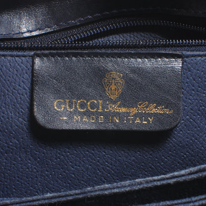 Gucci Monogram Web Shoulder Bag Navy Blue 6 of 6