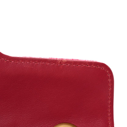 Gucci Velvet Matelasse Embroidered Mini GG Marmont Shoulder Bag Light Raspberry Rose 12 of 16