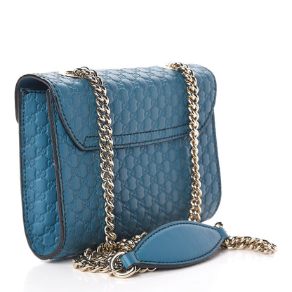 Gucci Microguccissima Mini Emily Shoulder Bag Deep Cobalt 3 of 11