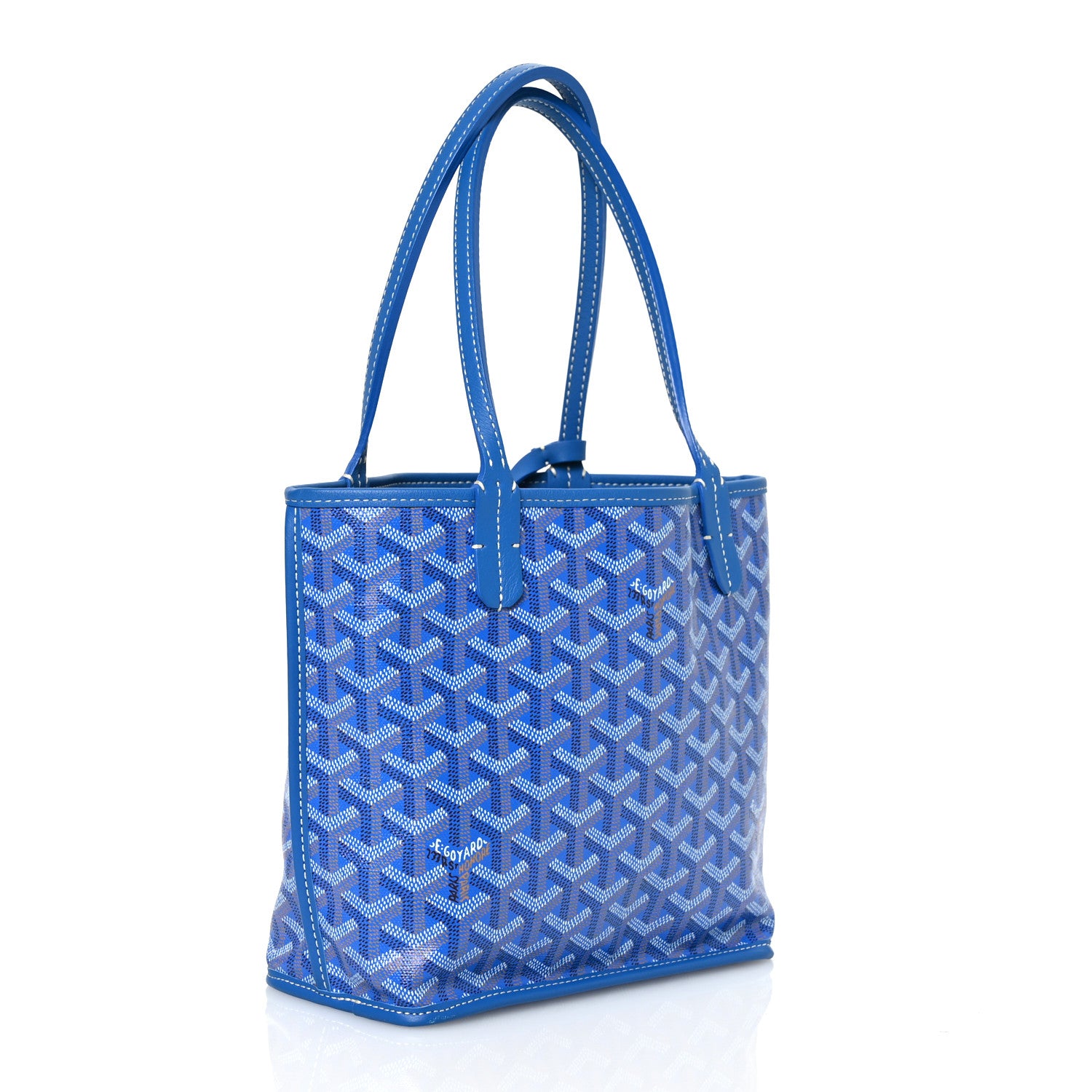 Goyard Goyardine Reversible Mini Anjou Sky Blue 5 of 21