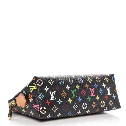 Louis Vuitton Monogram Multicolor Cosmetic Pouch Black Grenade 4 of 6