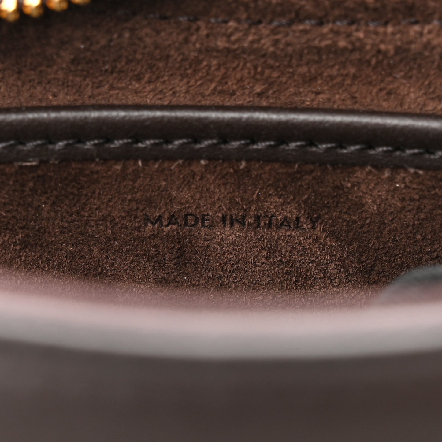 Smooth Calfskin Medium Strap Ava Shoulder Bag Dark Brown