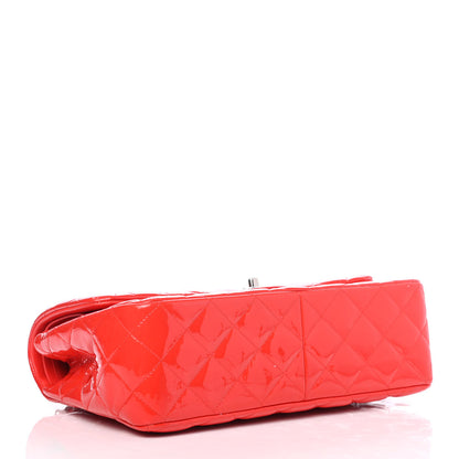 Chanel Patent Quilted Jumbo Double Flap Red 3 of 4