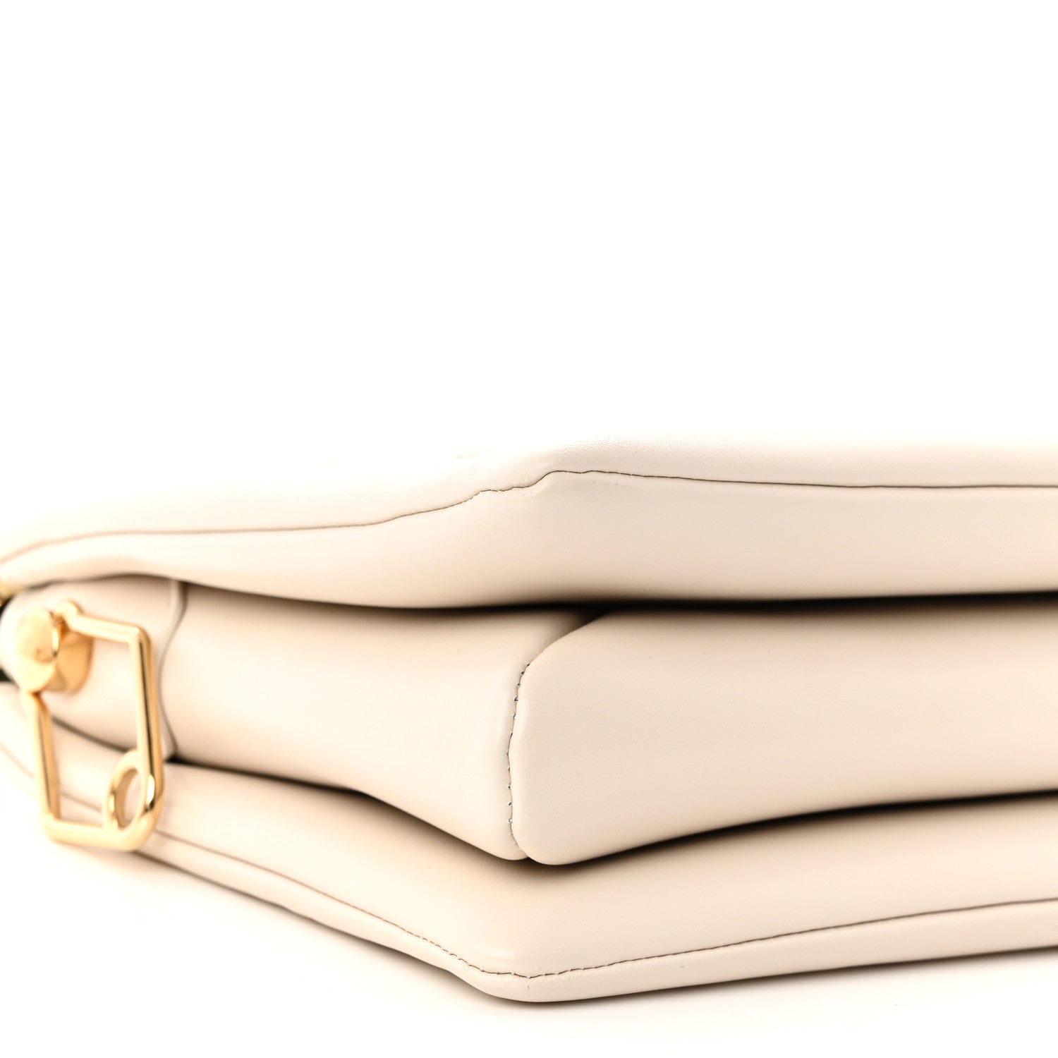 Louis Vuitton Lambskin Embossed Monogram Coussin PM Beige Cream 8 of 10