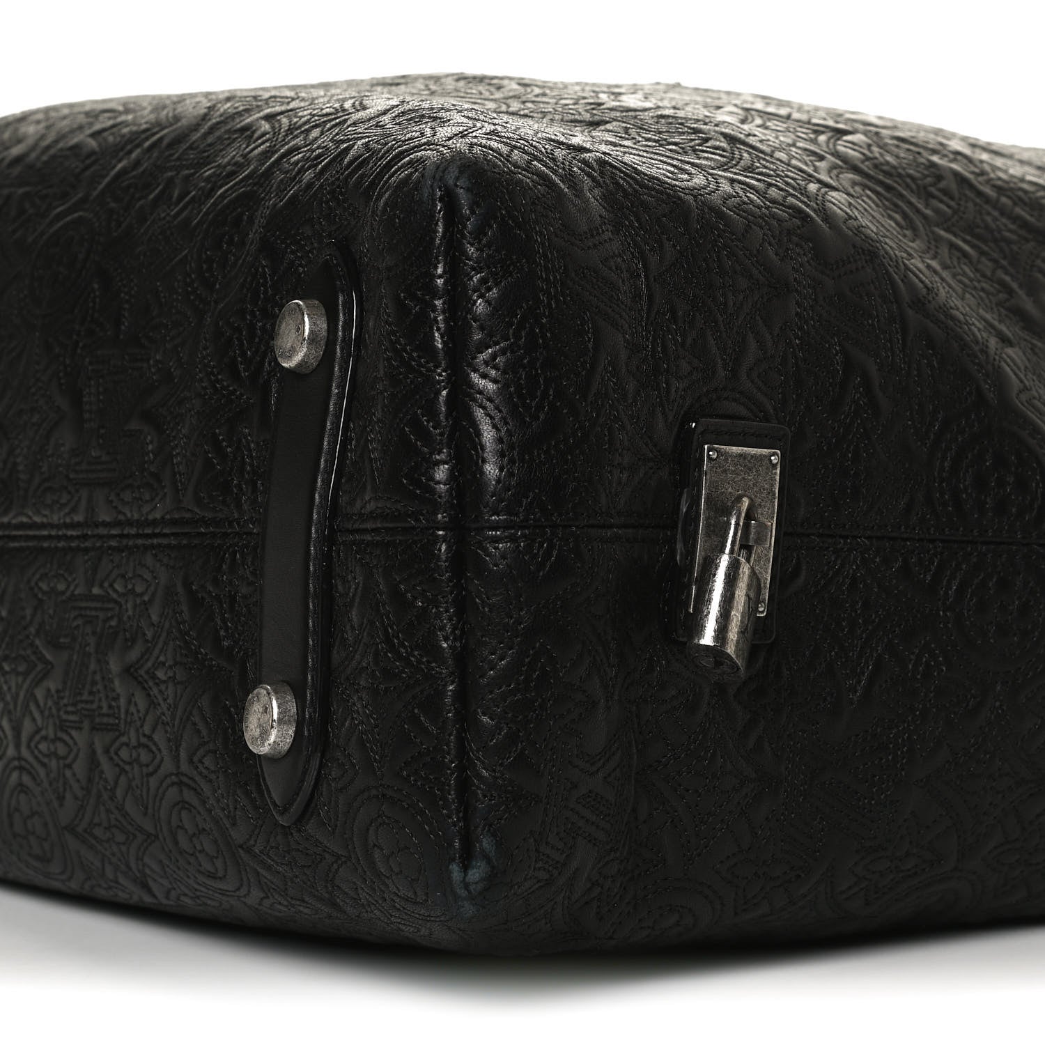 Louis Vuitton Monogram Lambskin Antheia Hobo PM Black 10 of 11