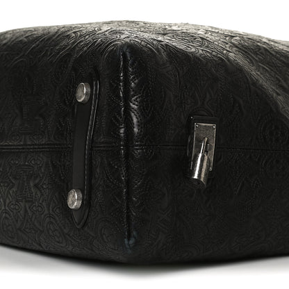 Louis Vuitton Monogram Lambskin Antheia Hobo PM Black 10 of 11