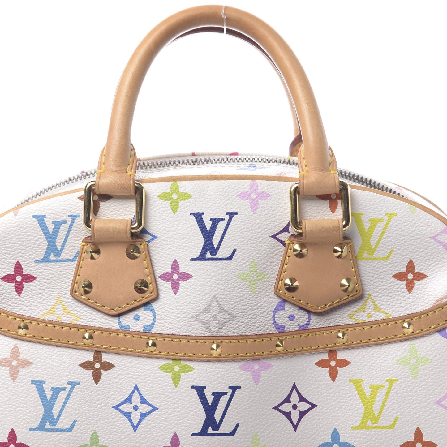 Monogram Multicolor Trouville White