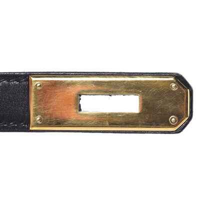 Hermes Box Kelly Retourne 28 Black 10 of 34