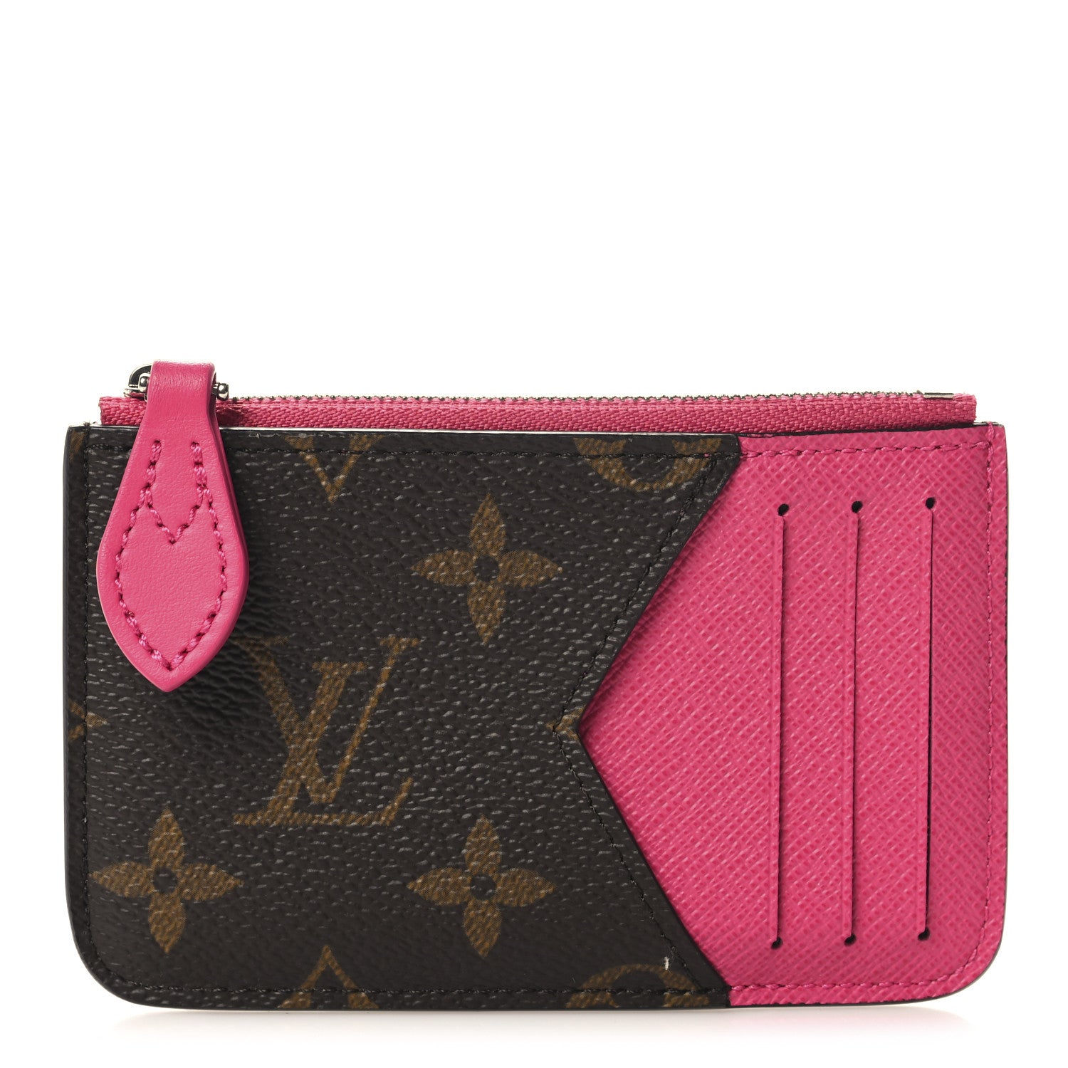 Louis Vuitton Monogram Calfskin Coin Card Holder Rose 1 of 7