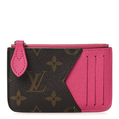 Louis Vuitton Monogram Calfskin Coin Card Holder Rose 1 of 7