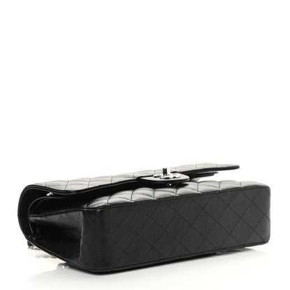Chanel Caviar Quilted Medium Double Flap Black 4 of 13