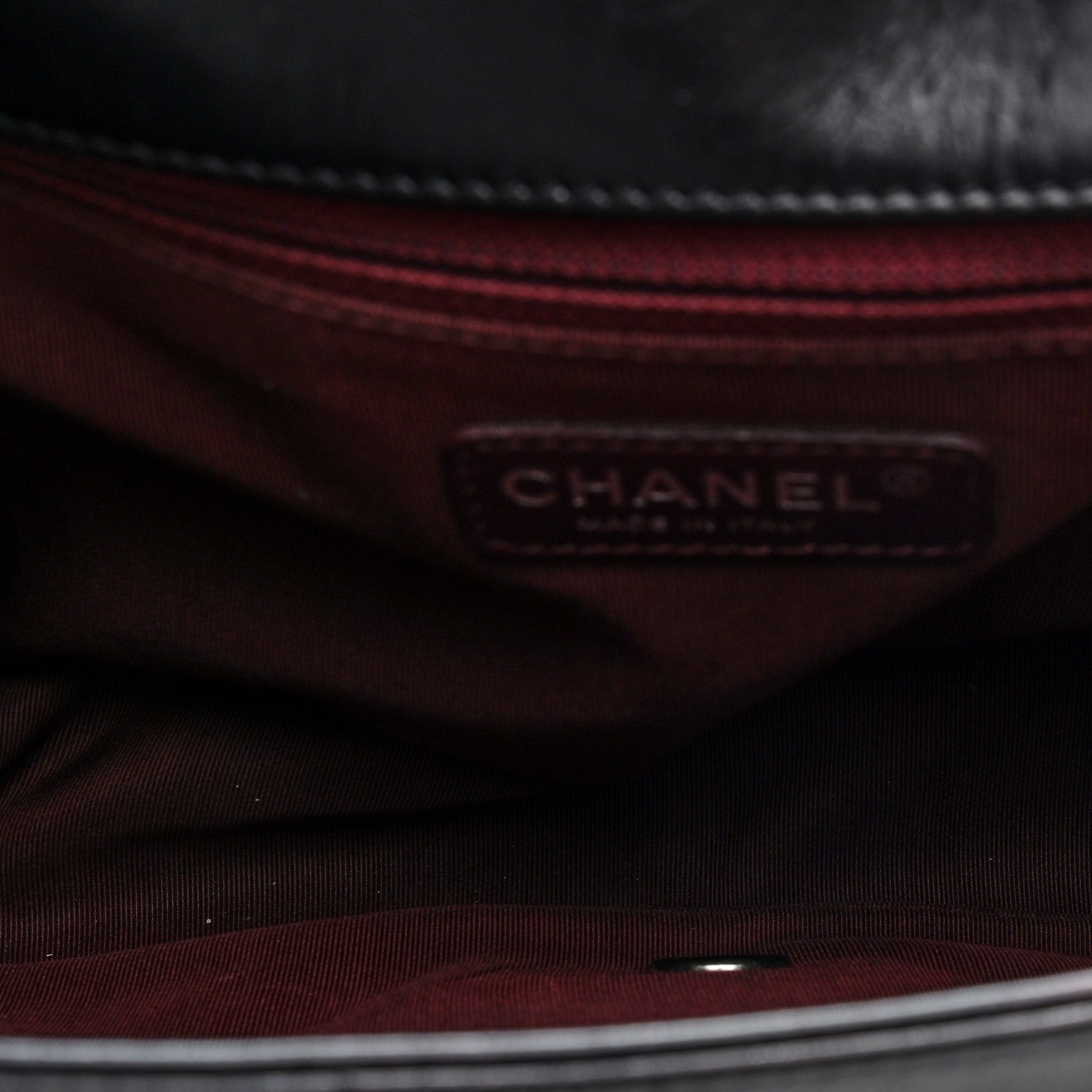 Chanel Glazed Calfskin Quilted Large Coco Boy Flap Black 5 of 10