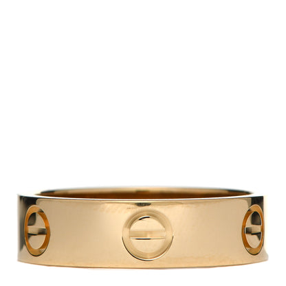 Cartier 18K Yellow Gold 5.5mm LOVE Ring 56 7.5 3 of 4