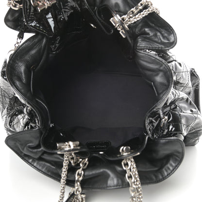 Christian Dior Patent Cannage Medium Le Trente Tote Black 5 of 10
