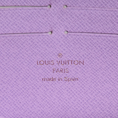Louis Vuitton Damier Ebene Illustre Zippy Wallet Violet 7 of 8