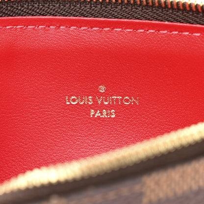 Louis Vuitton Damier Ebene Felicie Chain Wallet Zippered Insert 6 of 7