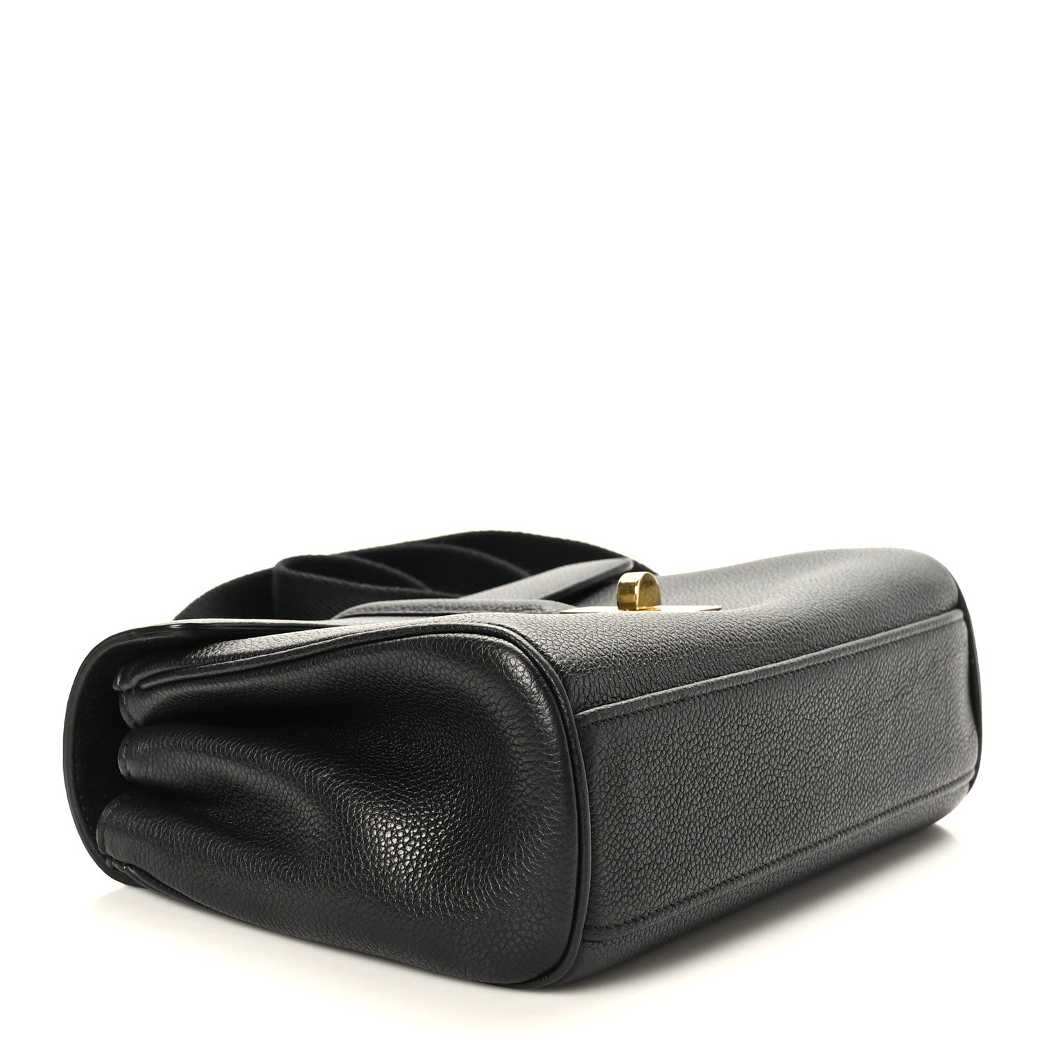 Celine Grained Calfskin Teen Soft 16 Shoulder Bag Black 4 of 9
