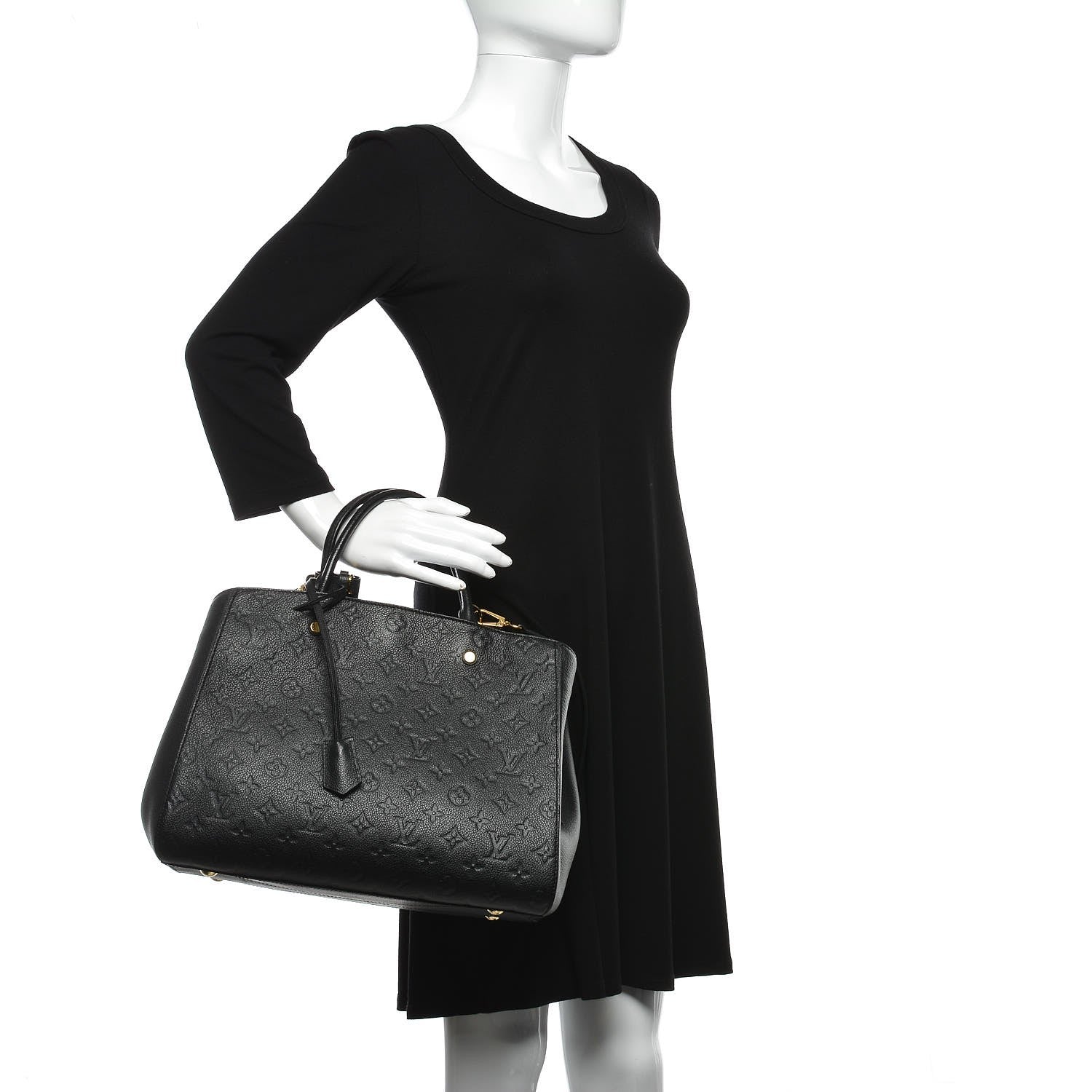 Louis Vuitton Empreinte Montaigne GM Black 3 of 9