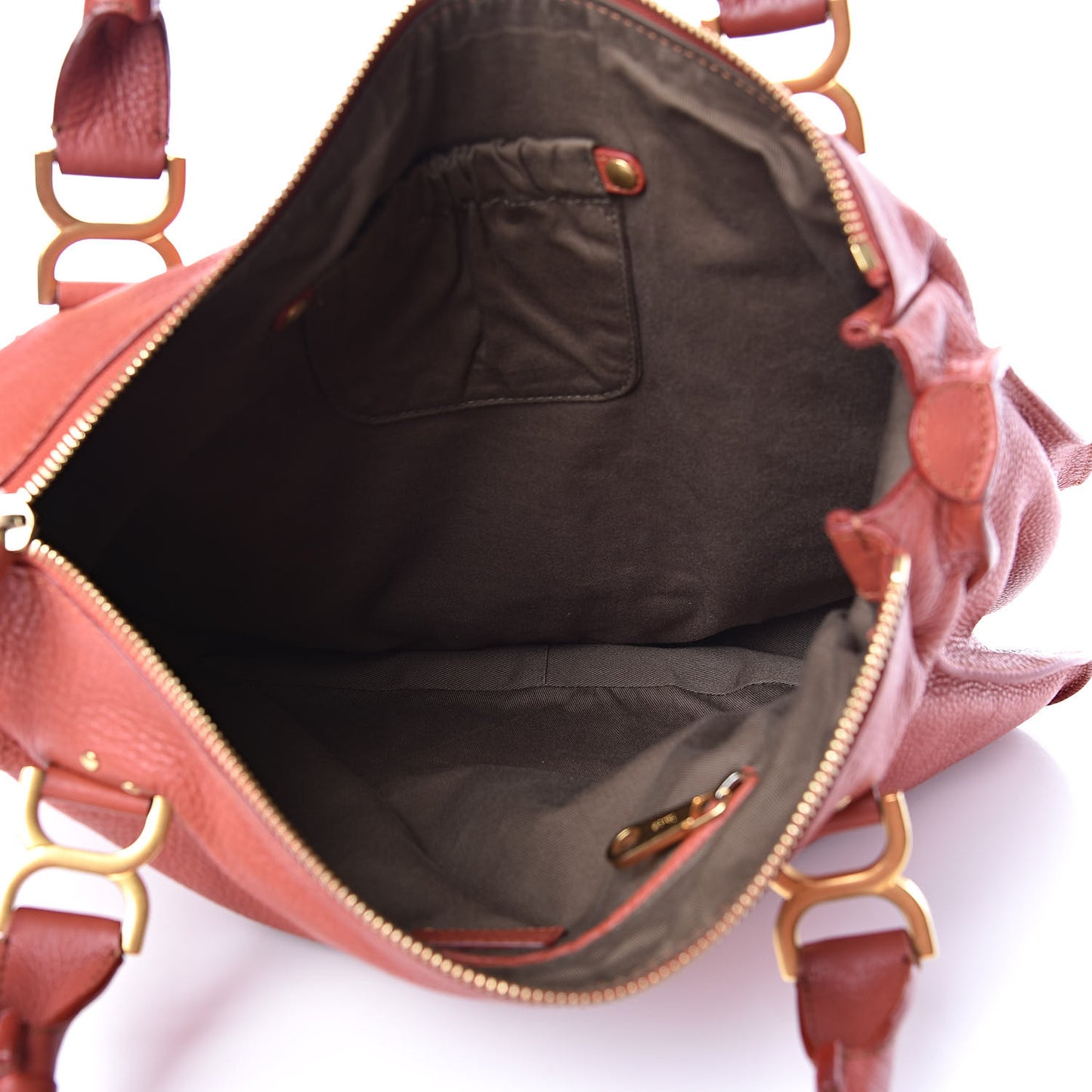 Calfskin Large Marcie Satchel Maple Leaf