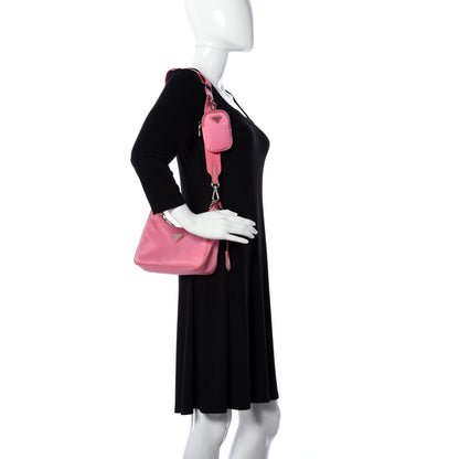 Prada Nylon Re-Edition 2005 Shoulder Bag Begonia 2 of 9