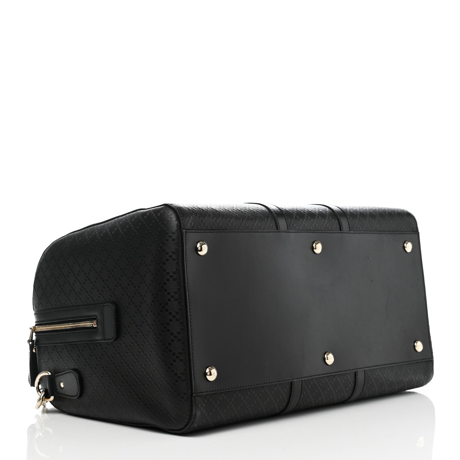 Gucci Bright Diamante Medium Carry On Duffle Black 3 of 12