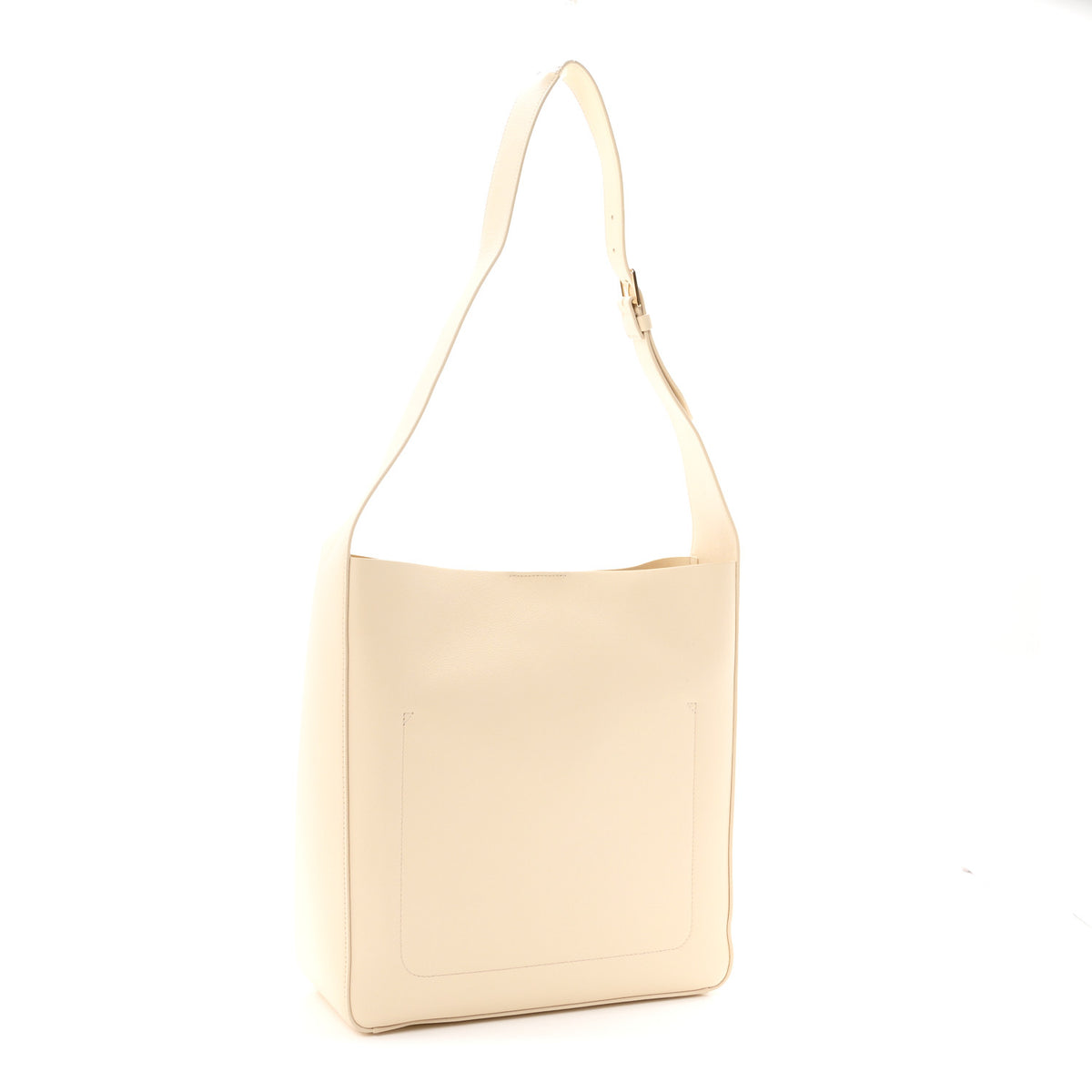Mansur Gavriel Calfskin Box Hobo Bag Jasmine 3 of 9