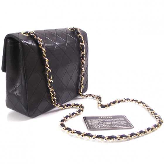 Chanel Vintage Lambskin Quilted Medium Flap 3 of 13